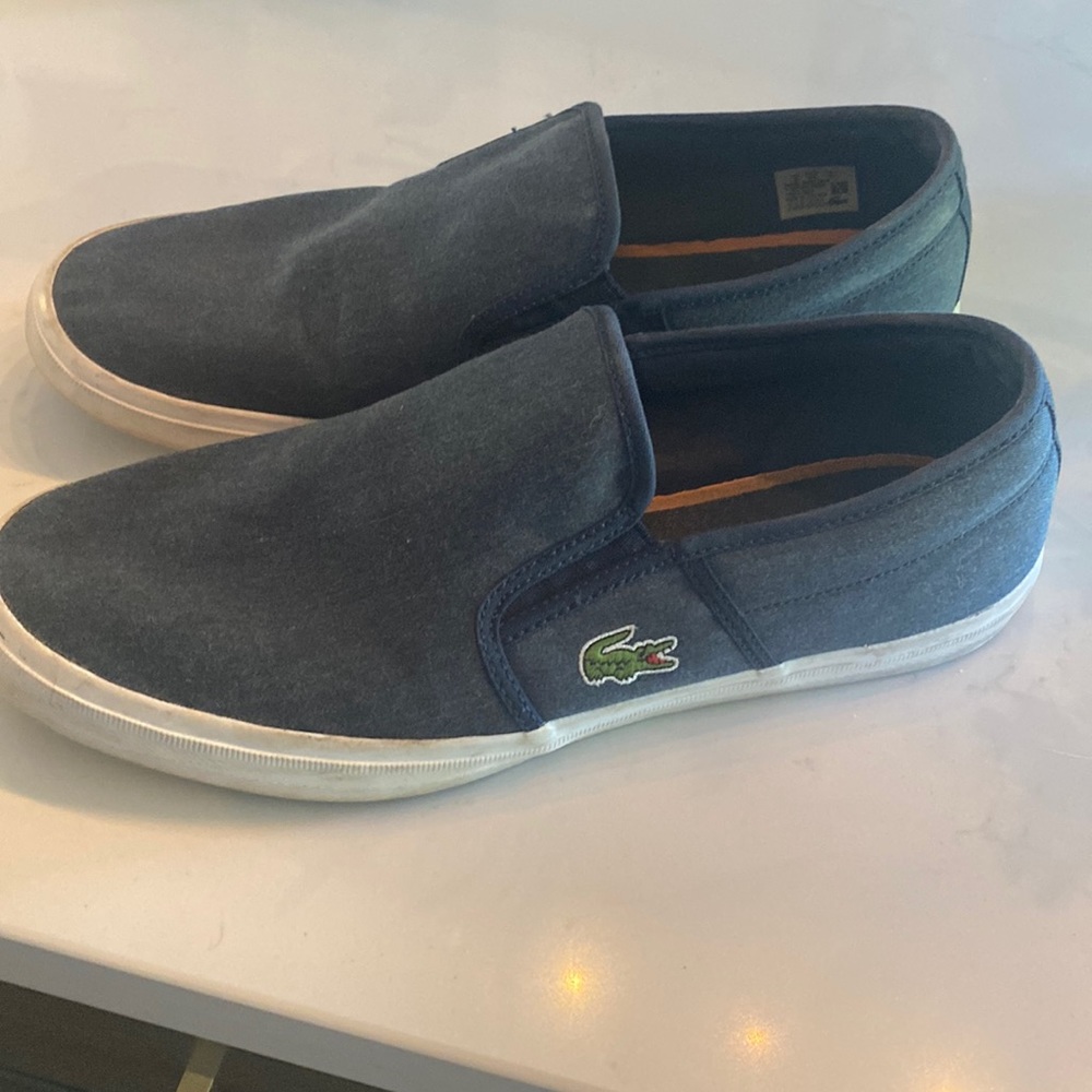 Mens Lacoste slip on